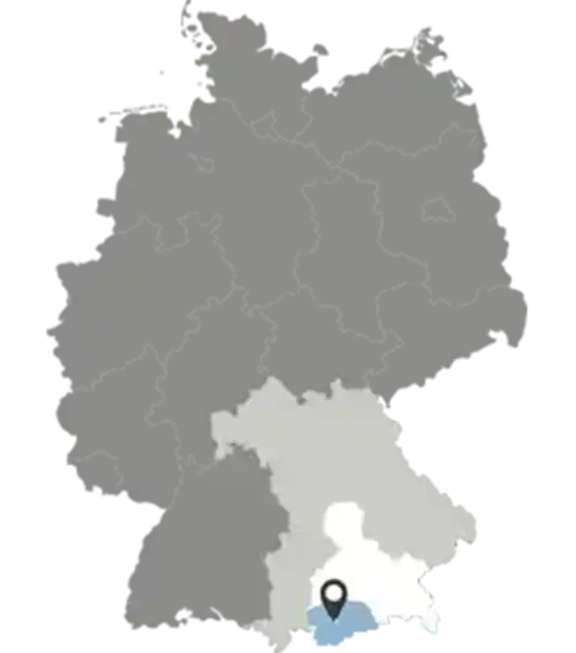 Seitwerk Hotel Uffing am Staffelsee Location Deutschlandkarte 530x600